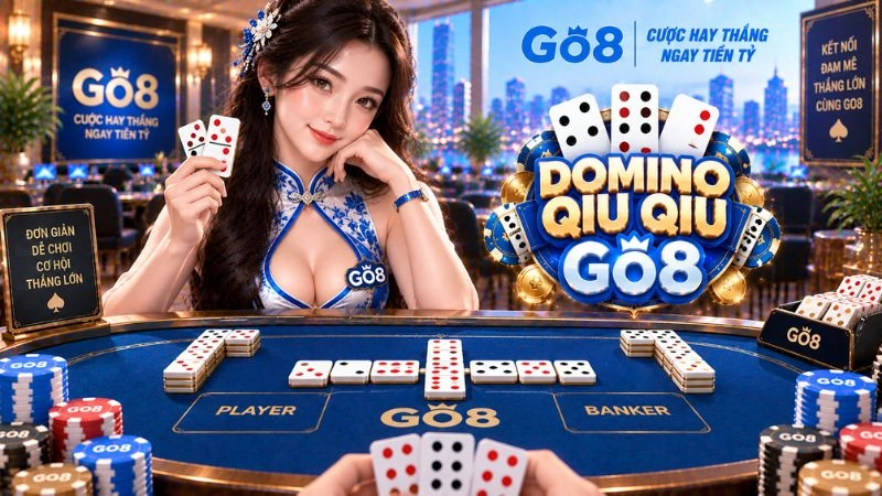 Domino Qiu Qiu GO8 – Luật Chơi, Cách Tính Điểm 9 & Cược Tố Chi Tiết